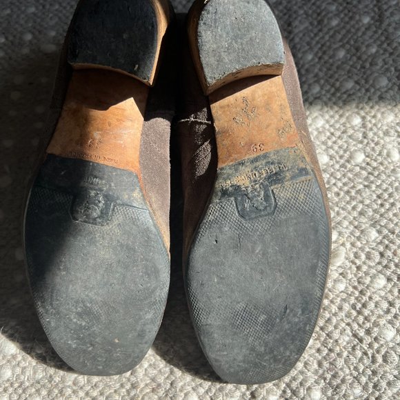 ** Isabel Marant Dicker Distressed Suede Booties - 39 ** - Picture 3 of 6